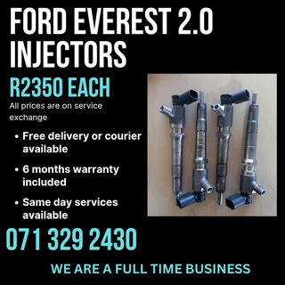 Ford Everest 2.0 Injectors For Sale With Warranty