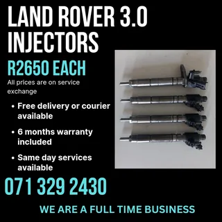 Land Rover 3.0 Injectors For Sale With Warranty