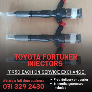 Toyota Fortuner Injectors For Sale With Warranty