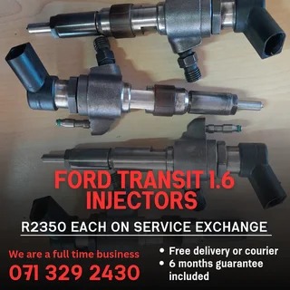 Ford Transit 1.6 Injectors For Sale With Warranty