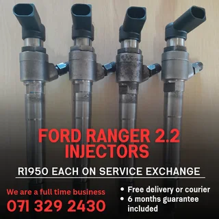 Ford Ranger 2.2 Injectors For Sale With Warranty