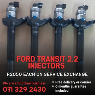 Ford Transit 2.2 Injectors For Sale With Warranty
