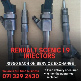 Renualt Scenic 1.9 Injectors For Sale With Warranty