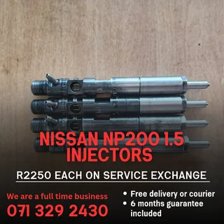 Nissan Np200 1.5 Injectors For Sale With Warranty