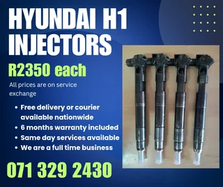 Hyundai H1 Injectors For Sale With Warranty
