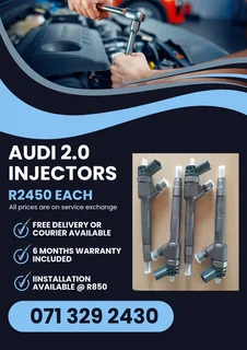 Audi 2.0 Injectors For Sale With Warranty