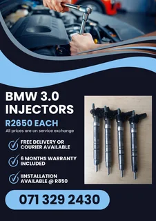 Bmw 3.0 Injectors For Sale With Warranty