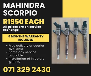 Mahindra Scorpio Injectors For Sale With Warranty Included