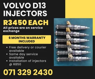 Volvo D13 Truck Injectors For Sale With Warranty Included