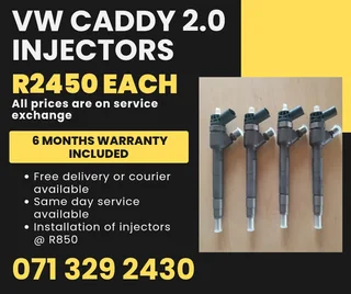 Vw Caddy 2.0 Injectors For Sale With Warranty Included