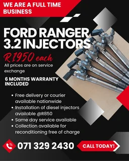 Ford Ranger 3.2 Injectors For Sale With Warranty