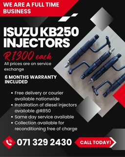 Isuzu Kb250 Injectors For Sale With Warranty