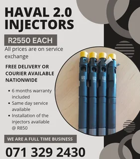 Haval 2.0 Injectors For Sale With Warranty