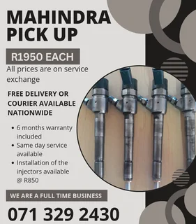 Mahindra Pick Up Injectors For Sale With Warranty