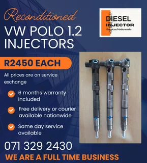 Vw Polo 1.2 Injectors For Sale With Warranty