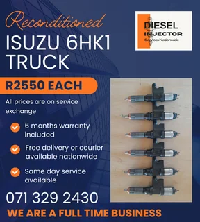 Isuzu 6hk1 Truck Injectors For Sale With Warranty