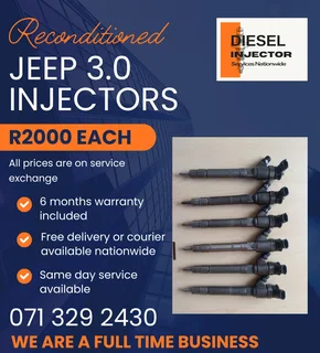 Jeep 3.0 Injectors For Sale With Warranty Included