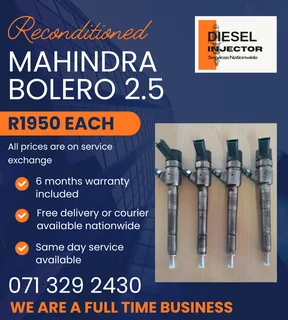 Mahindra Bolero 2.5 Injectors For Sale With Warranty
