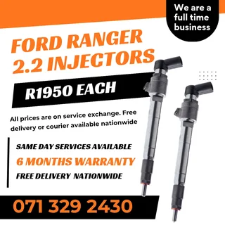 Ford Ranger 2.2 Injectors For Sale With Warranty