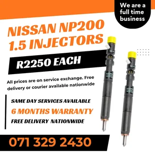 Nissan Np200 1.5 Injectors For Sale With Warranty