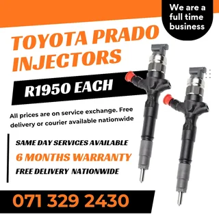 Toyota Prado Injectors For Sale With Warranty