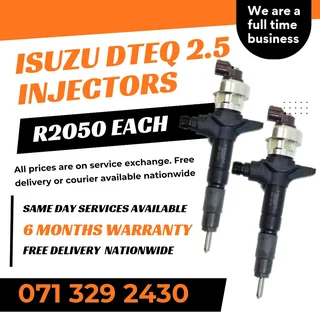 Isuzu Dteq 2.5 Injectors For Sale With Warranty