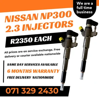 Nissan Np300 2.3 Injectors For Sale With Warranty