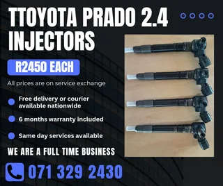 Toyota Prado 2.4 Injectors For Sale With Warranty