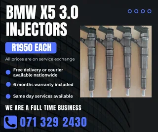 Bmw X5 3.0 Injectors For Sale With Warranty Included