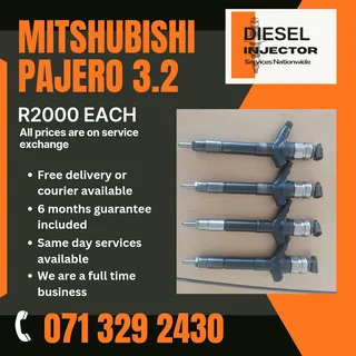 Mitshubishi Pajero 3.2 Injectors For Sale With Warranty