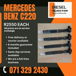 Mercedes Benz C220 Injectors For Sale With Warranty