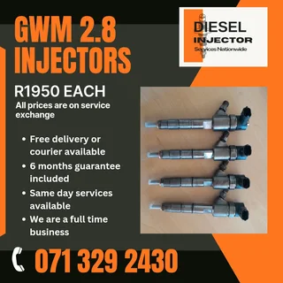 Gwm 2.8 Injectors For Sale With Warranty
