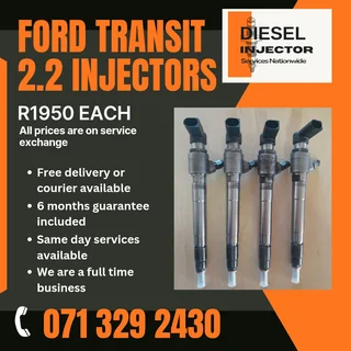 Ford Transit 2.2 Injectors For Sale With Warranty