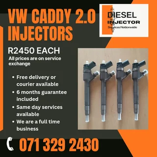 Vw Caddy 2.0 Injectors For Sale With Warranty