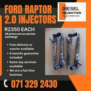 Ford Raptor 2.0 Injectors For Sale With Warranty Included