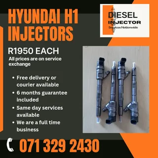 Hyundai H1 Injectors For Sale With Warranty Included