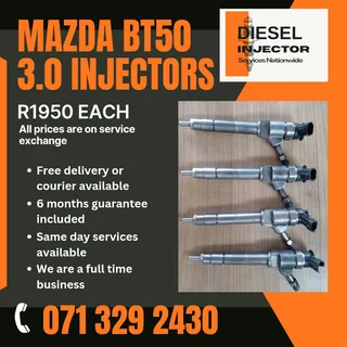 Mazda Bt50 3.0 Injectors For Sale With Warranty Included
