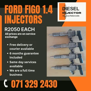 Ford Figo 1.4 Injectors For Sale With Warranty