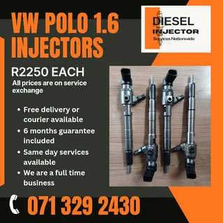 Vw Polo 1.6 Injectors For Sale With Warranty
