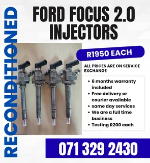 Ford Focus 2.0 Injectors For Sale With Warranty