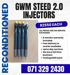 Gwm Steed 2.0 Injectors For Sale With Warranty