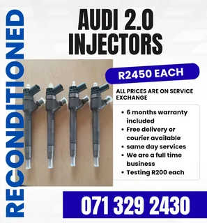 Audi 2.0 Injectors For Sale With Warranty