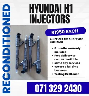 Hyundai H1 Injectors For Sale With Warranty