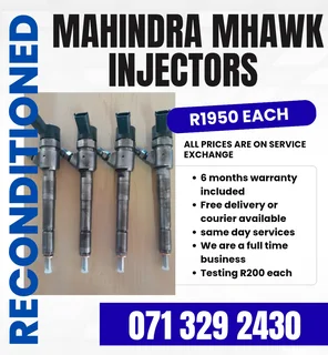Mahindra Mhawk 2.2 Injectors For Sale With Warranty Included