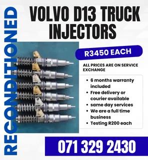 Volvo D13 Truck Injectors For Sale With Warranty
