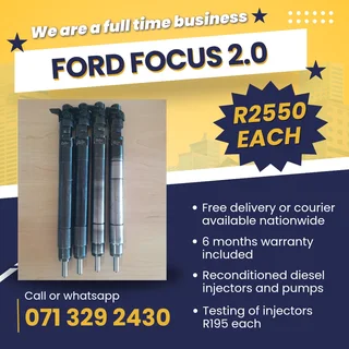 Ford Focus 2.0 Injectors For Sale With Warranty