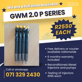 Gwm 2.0 P Series Injectors For Sale With