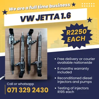 Vw Jetta 1.6 Injectors For Sale With Warranty