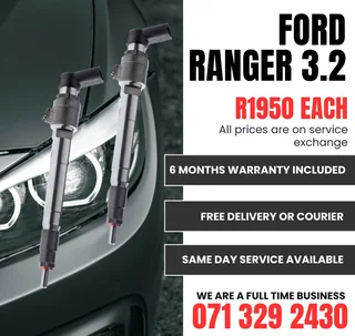 Ford Ranger 3.2 Injectors For Sale With Warranty Included