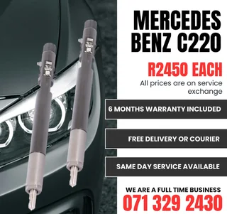Mercedes Benz C220 Injectors For Sale With Warranty Included